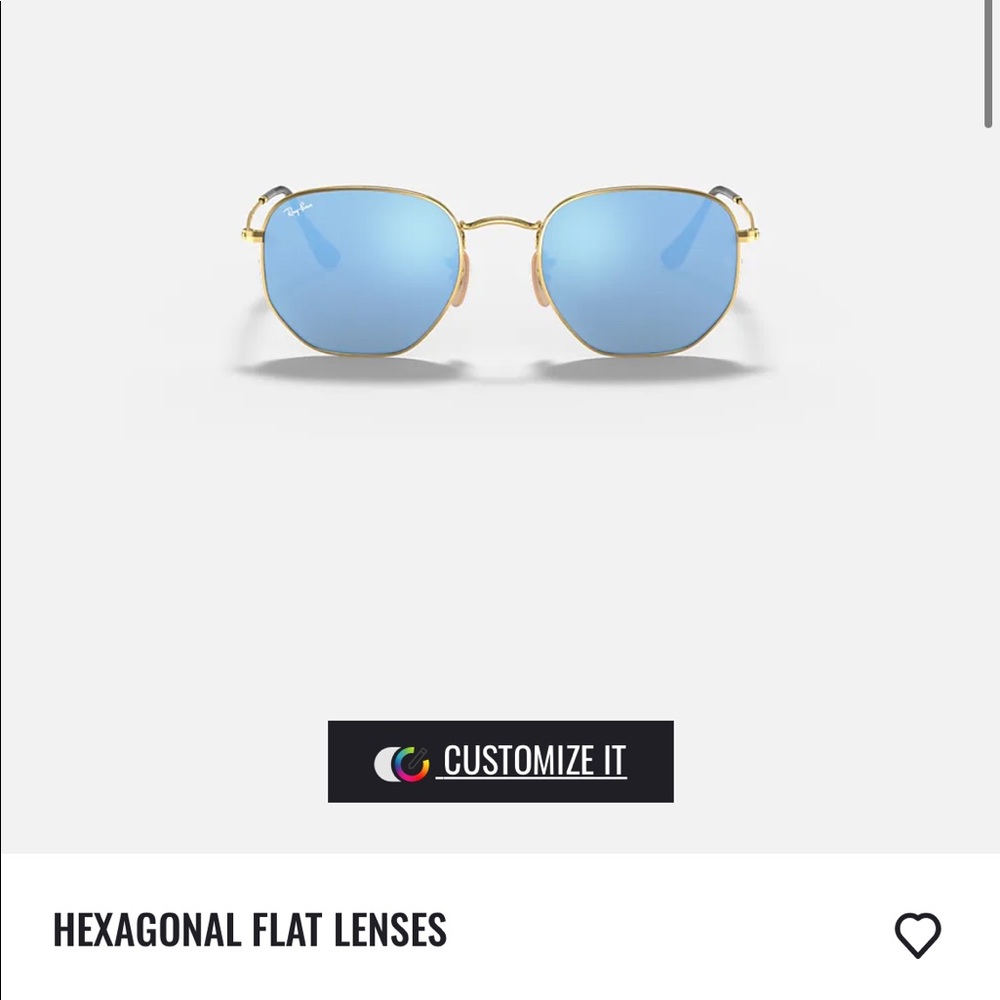 COPY - Ray Ban Hexagonal Flat Glasses
